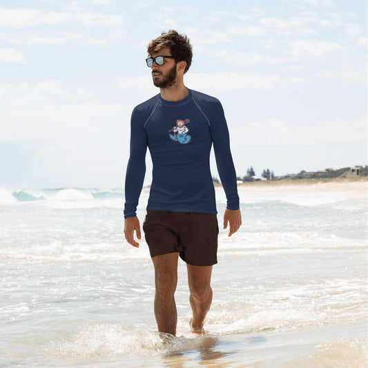 Merman Men's Rash Guard - Navy