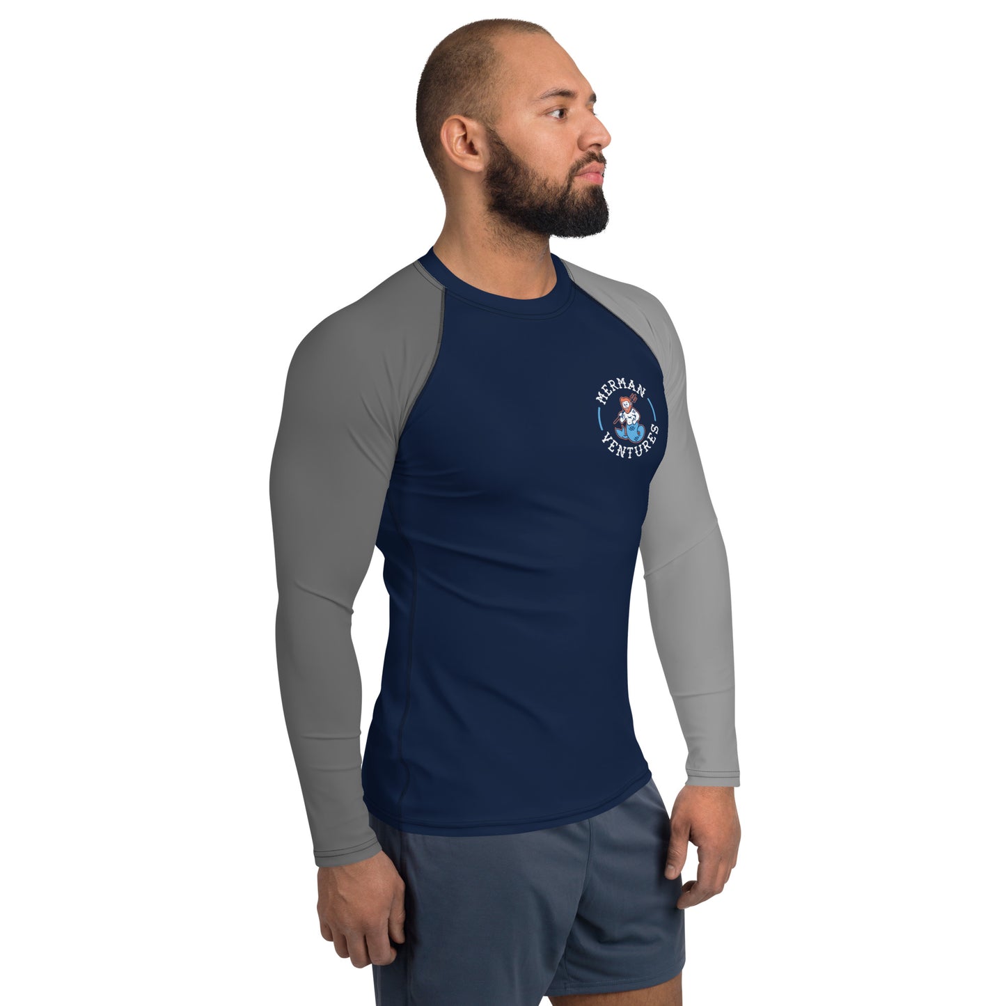 Merman Men's Rash Guard - Dual Color