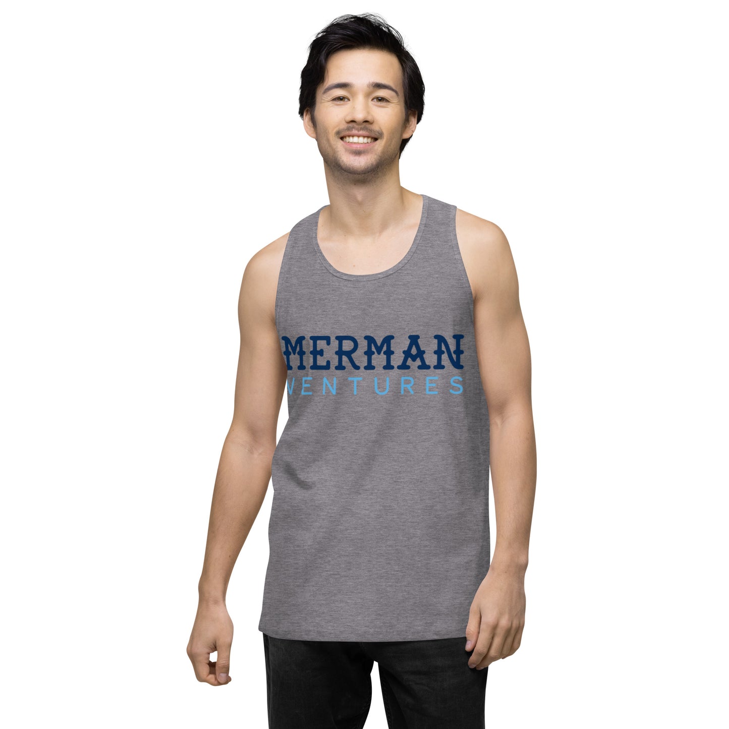 Men’s premium tank top - MV Text Logo