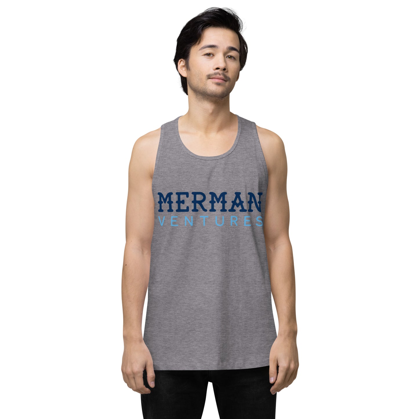 Men’s premium tank top - MV Text Logo