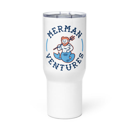 Merman Travel mug with a handle