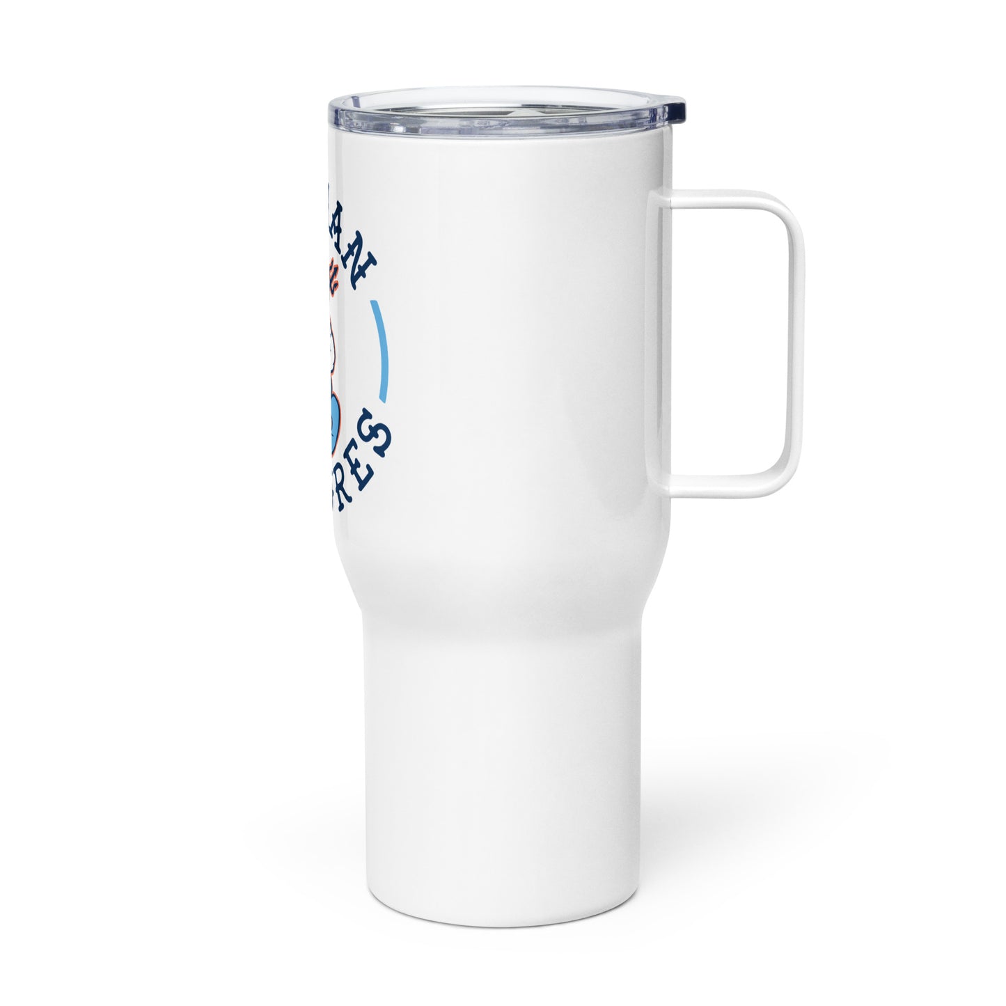 Merman Travel mug with a handle